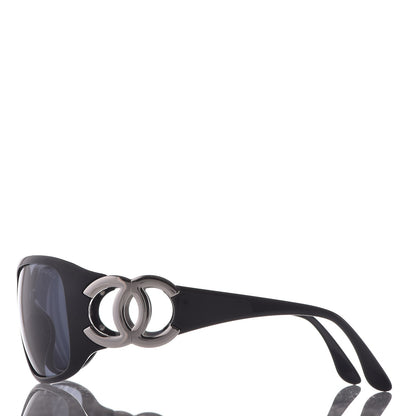 Chanel CC Sunglasses 6014 Black 2 of 8