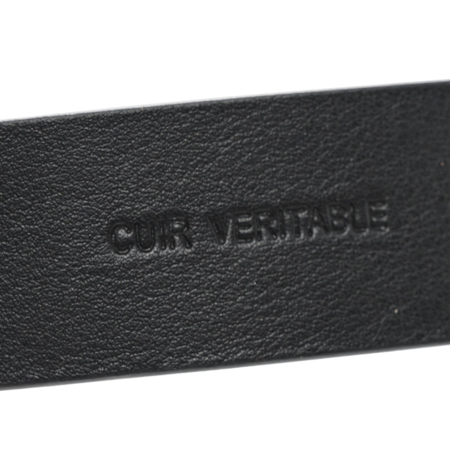 Calfskin CC Belt Black