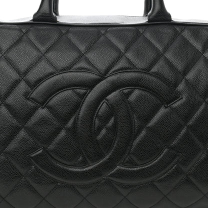 Chanel Caviar Quilted Large Bowler Black 10 of 15