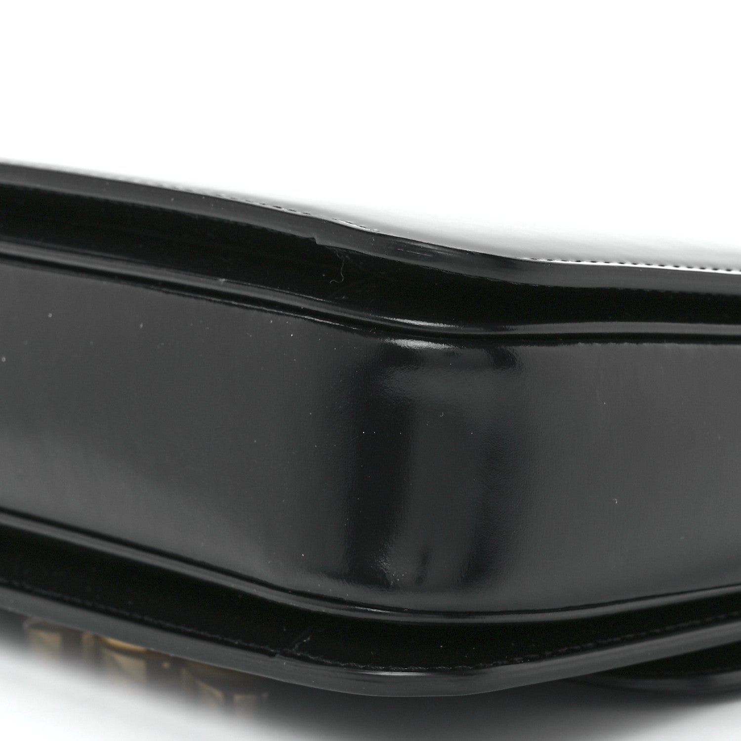 Celine Shiny Calfskin Teen Triomphe Black 12 of 12