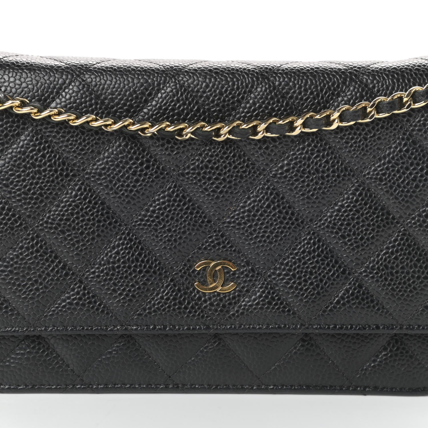 Chanel Caviar Quilted Wallet On Chain WOC Black 9 of 11