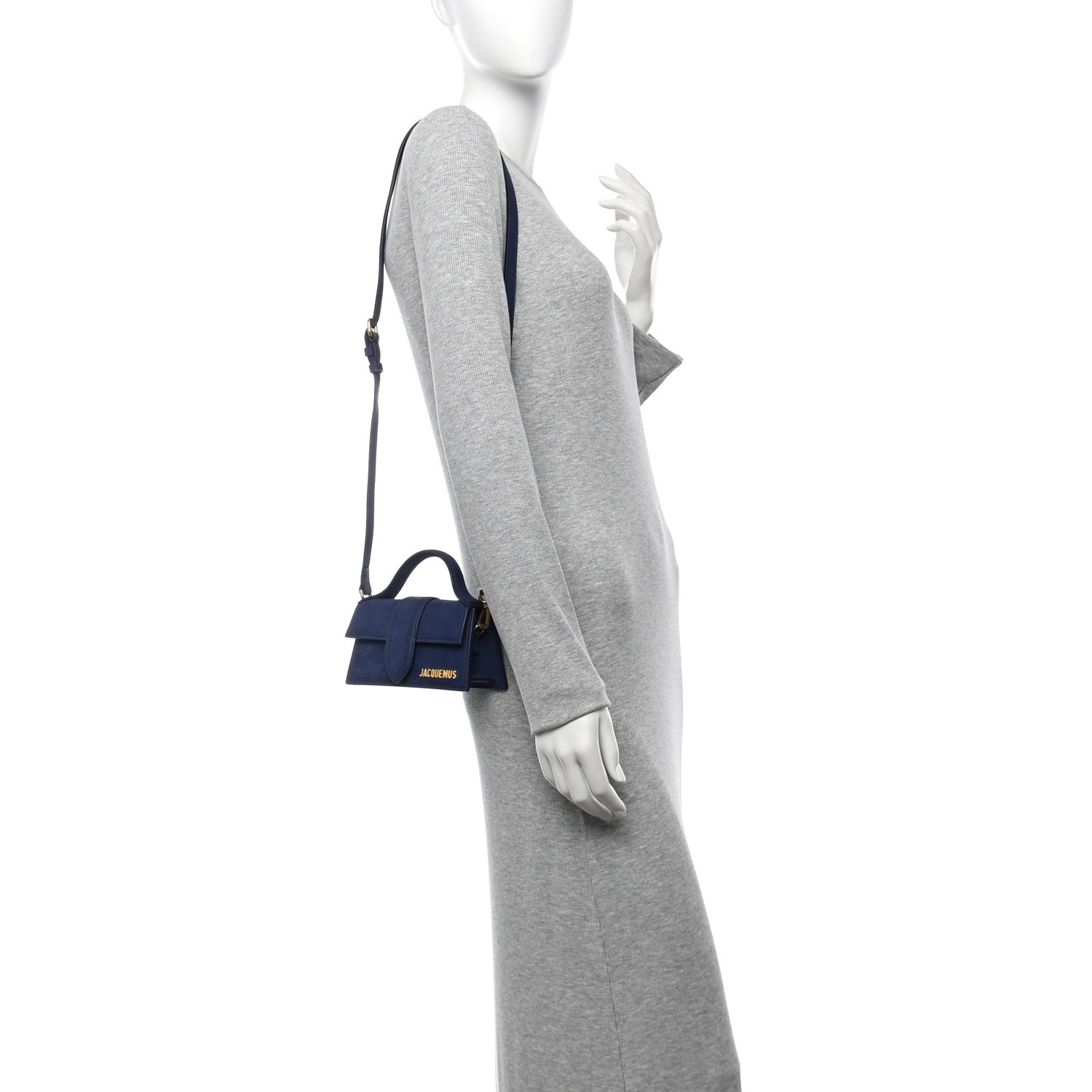 Jacquemus Nubuck Le Bambino Navy 2 of 9