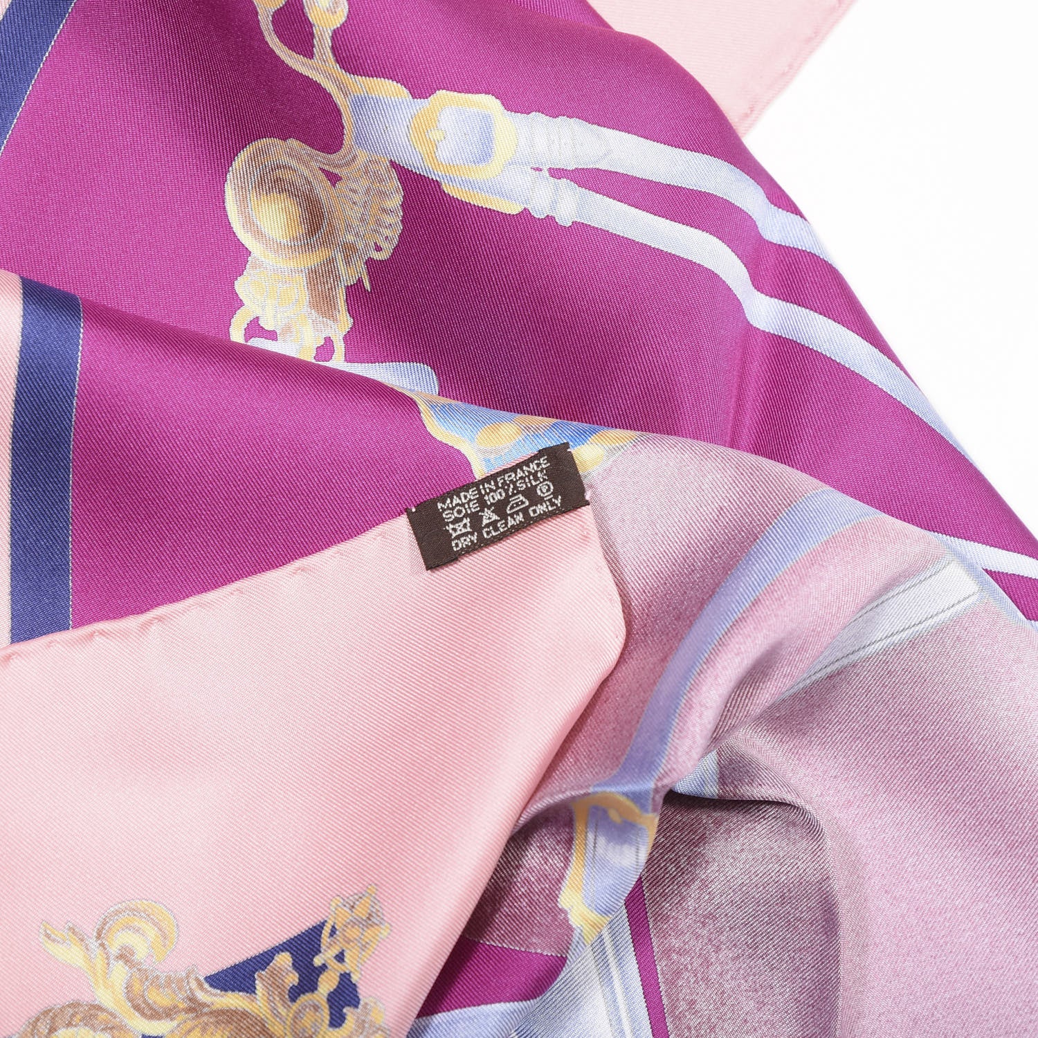 Hermes Silk Harnais De Cour Scarf 90 2 of 3