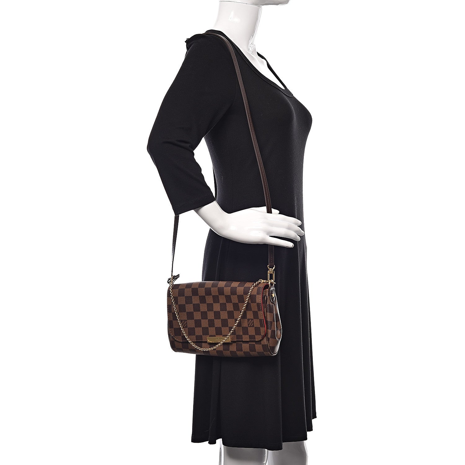 Louis Vuitton Damier Ebene Favorite MM 2 of 12