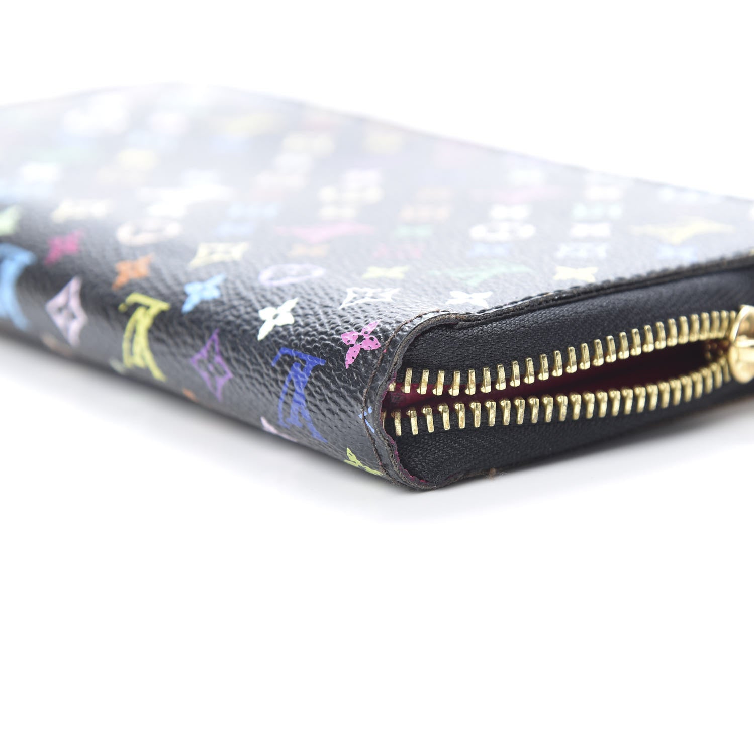 Louis Vuitton Monogram Multicolor Zippy Wallet Black Grenade 10 of 12