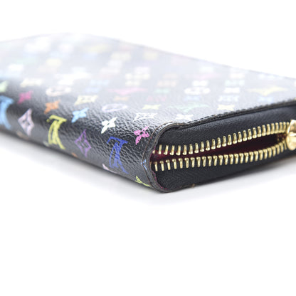 Louis Vuitton Monogram Multicolor Zippy Wallet Black Grenade 10 of 12
