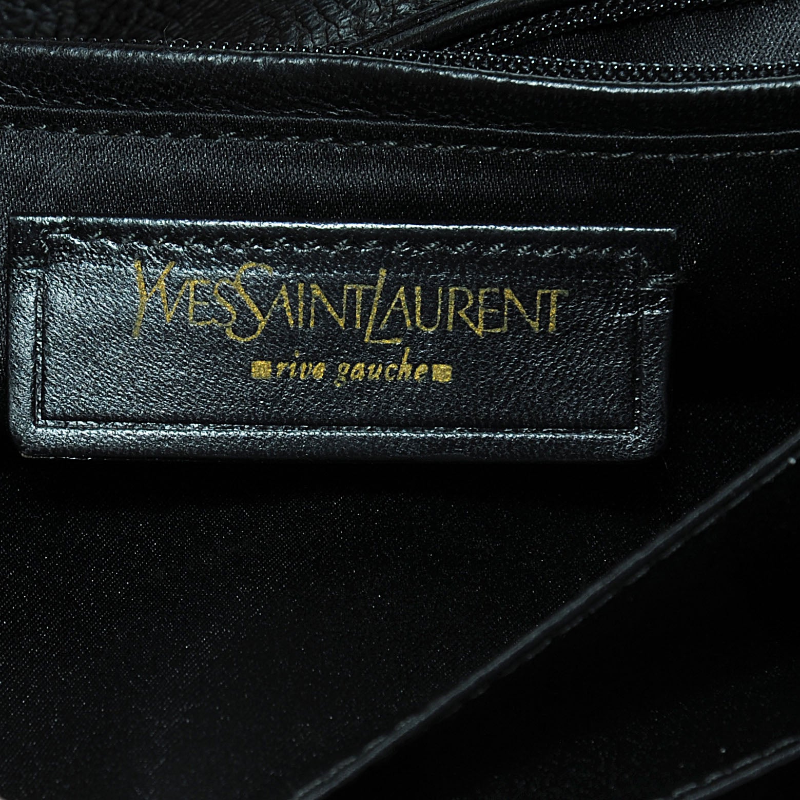 Saint Laurent Leather Byzance Shoulder Bag Black 5 of 8