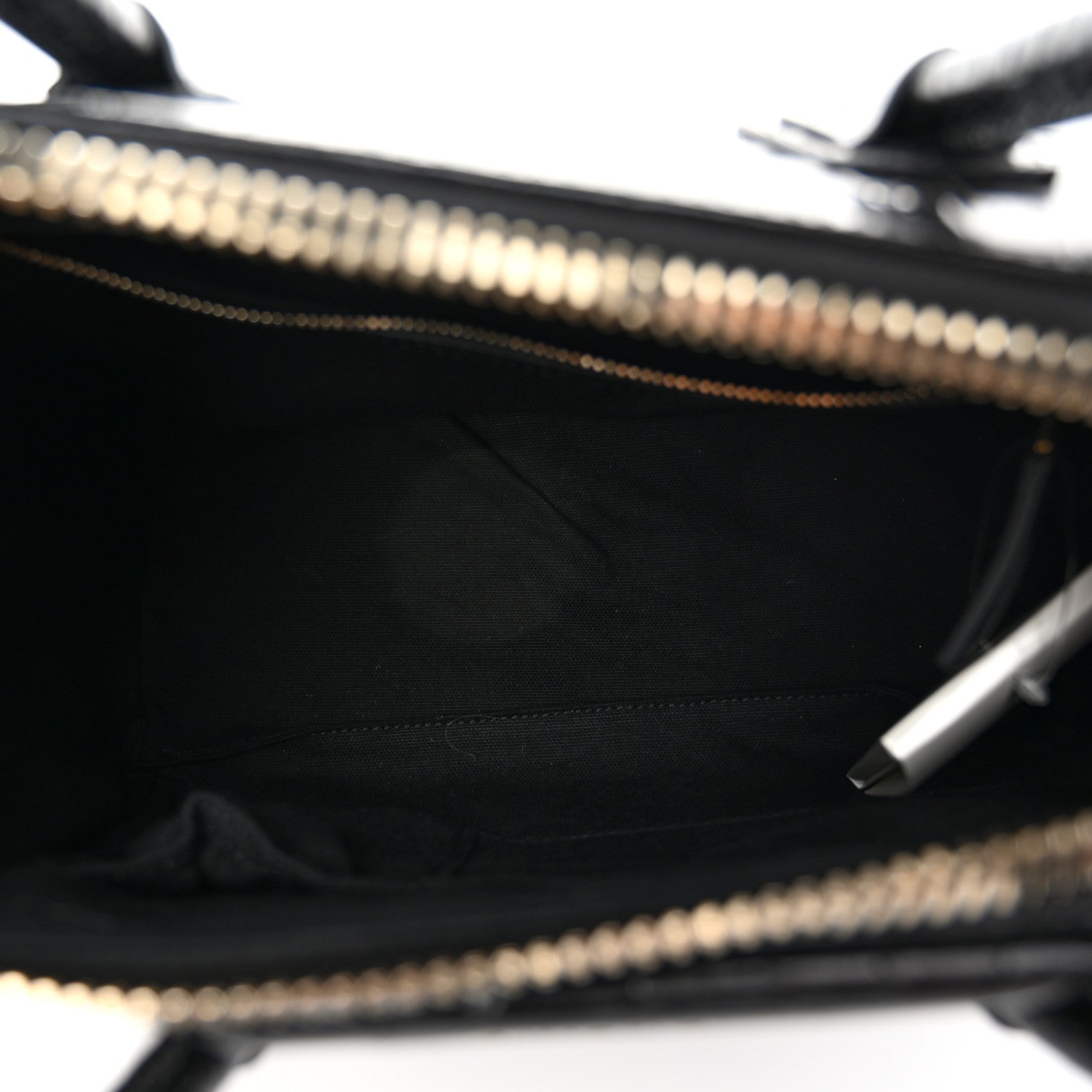 Givenchy Calfskin Crocodile Embossed Small Antigona Black 5 of 10