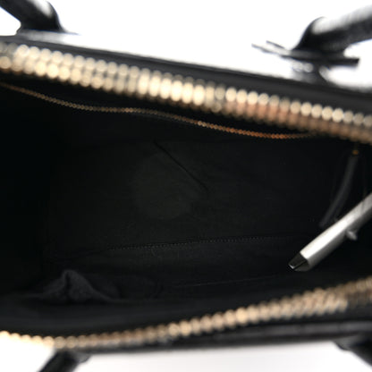 Givenchy Calfskin Crocodile Embossed Small Antigona Black 5 of 10