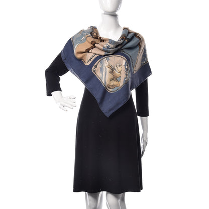 Hermes Cashmere Silk Gronland Scarf 90 2 of 5