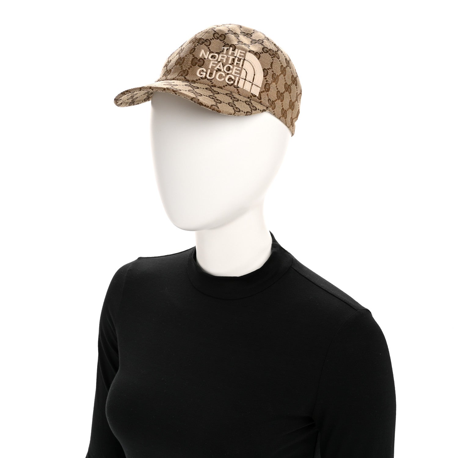 Gucci X THE NORTH FACE Monogram Baseball Hat XS Beige 2 of 10