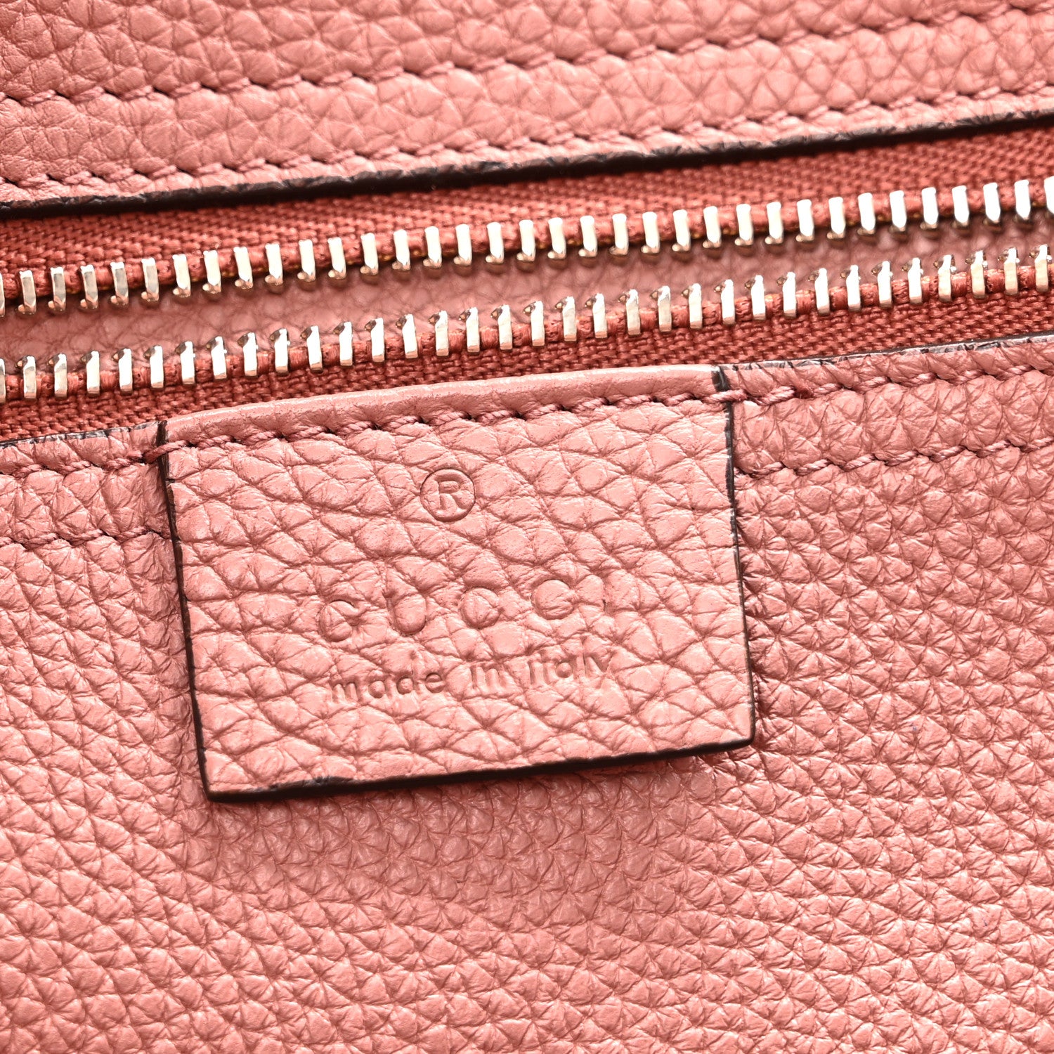 Gucci Soft Calfskin Medium Jackie Top Handle Bag Antique Rose 6 of 14