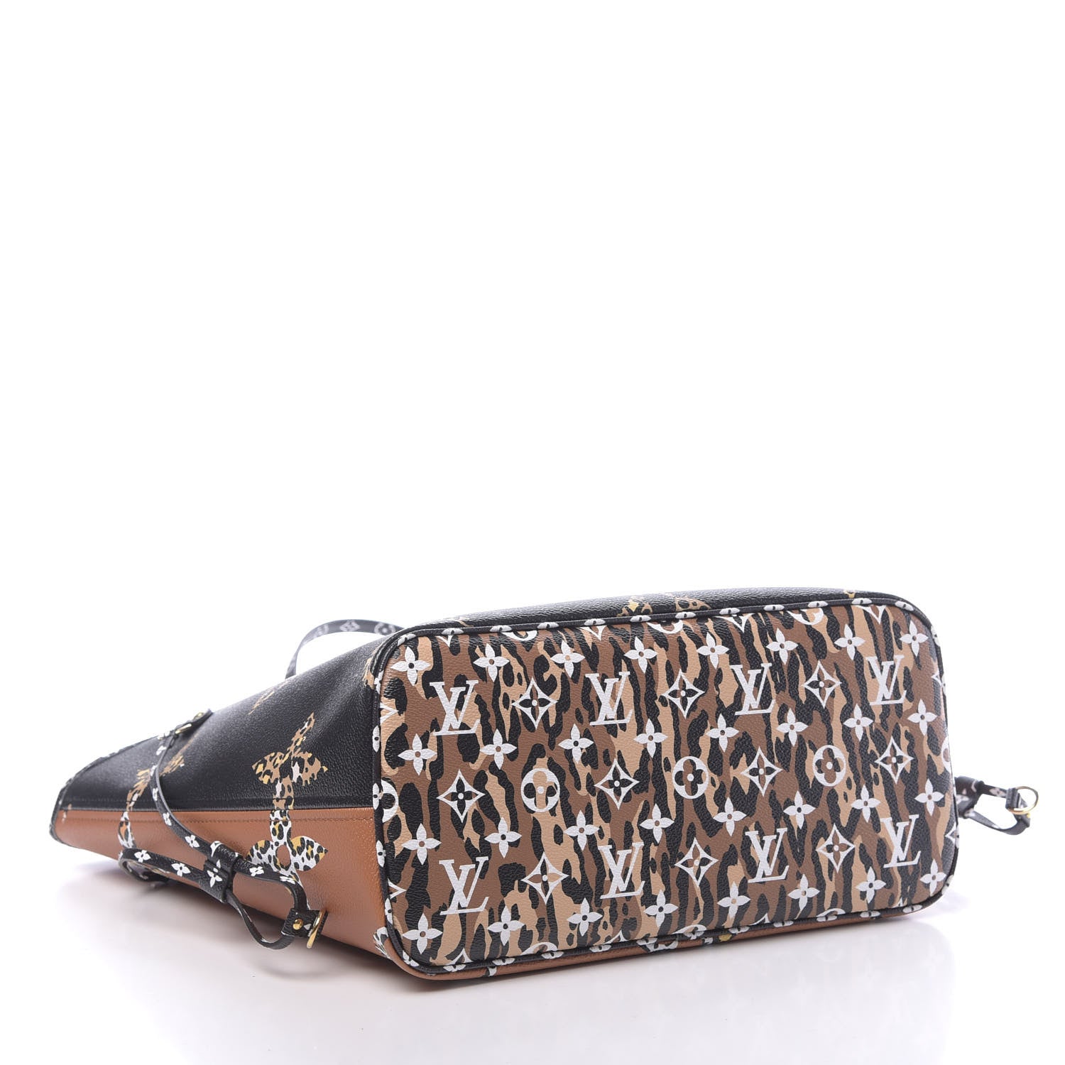 Louis Vuitton Monogram Giant Jungle Neverfull MM Black 4 of 10