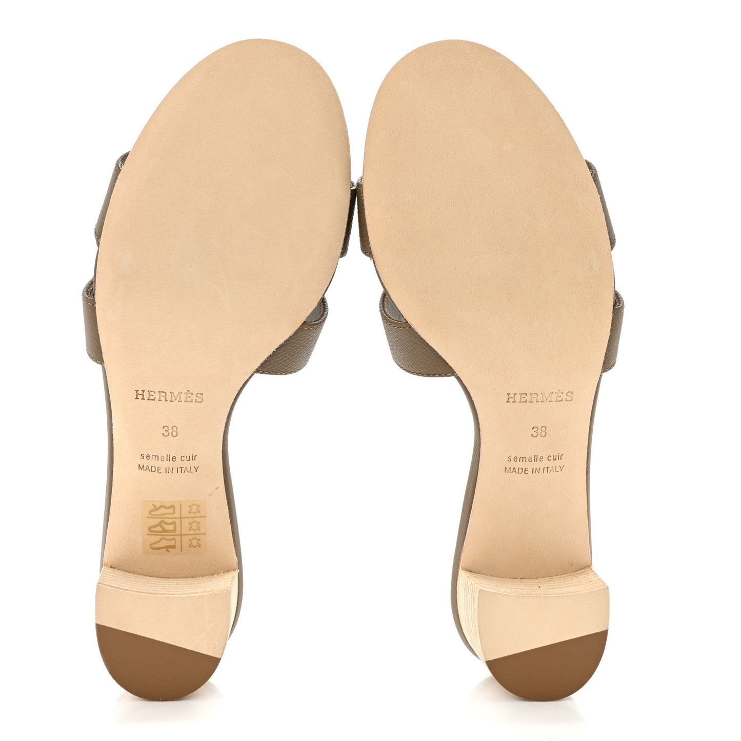 Epsom Oasis Sandals 38 Etoupe