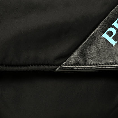 Prada Tessuto Nylon Logo Messenger Bag Black 7 of 9