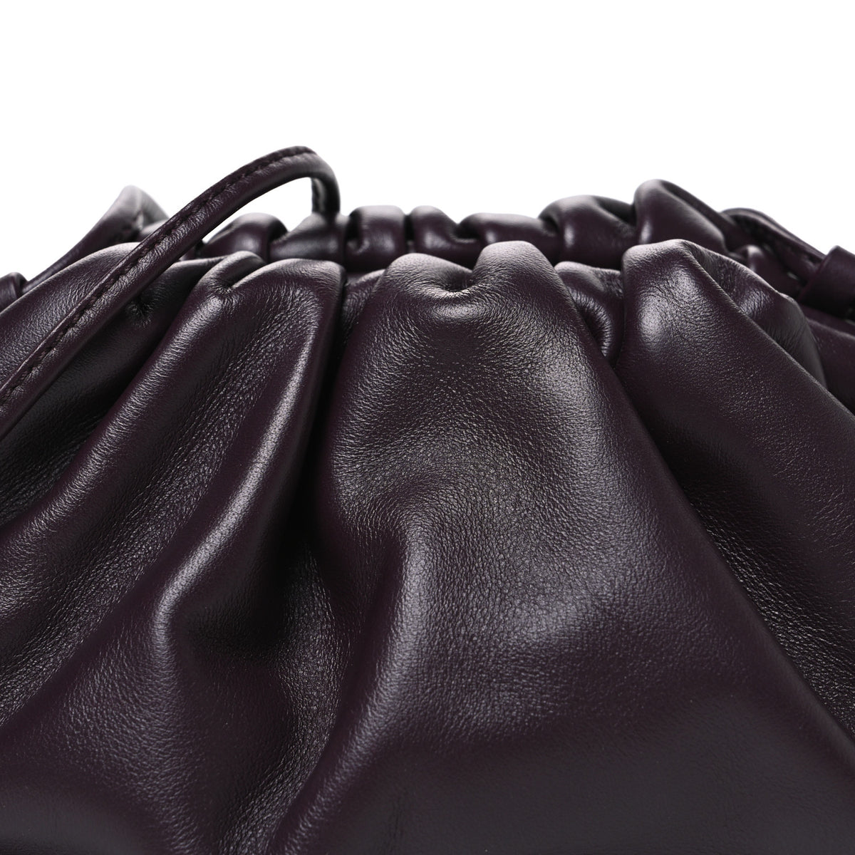 Butter Calfskin The Mini Pouch Grape