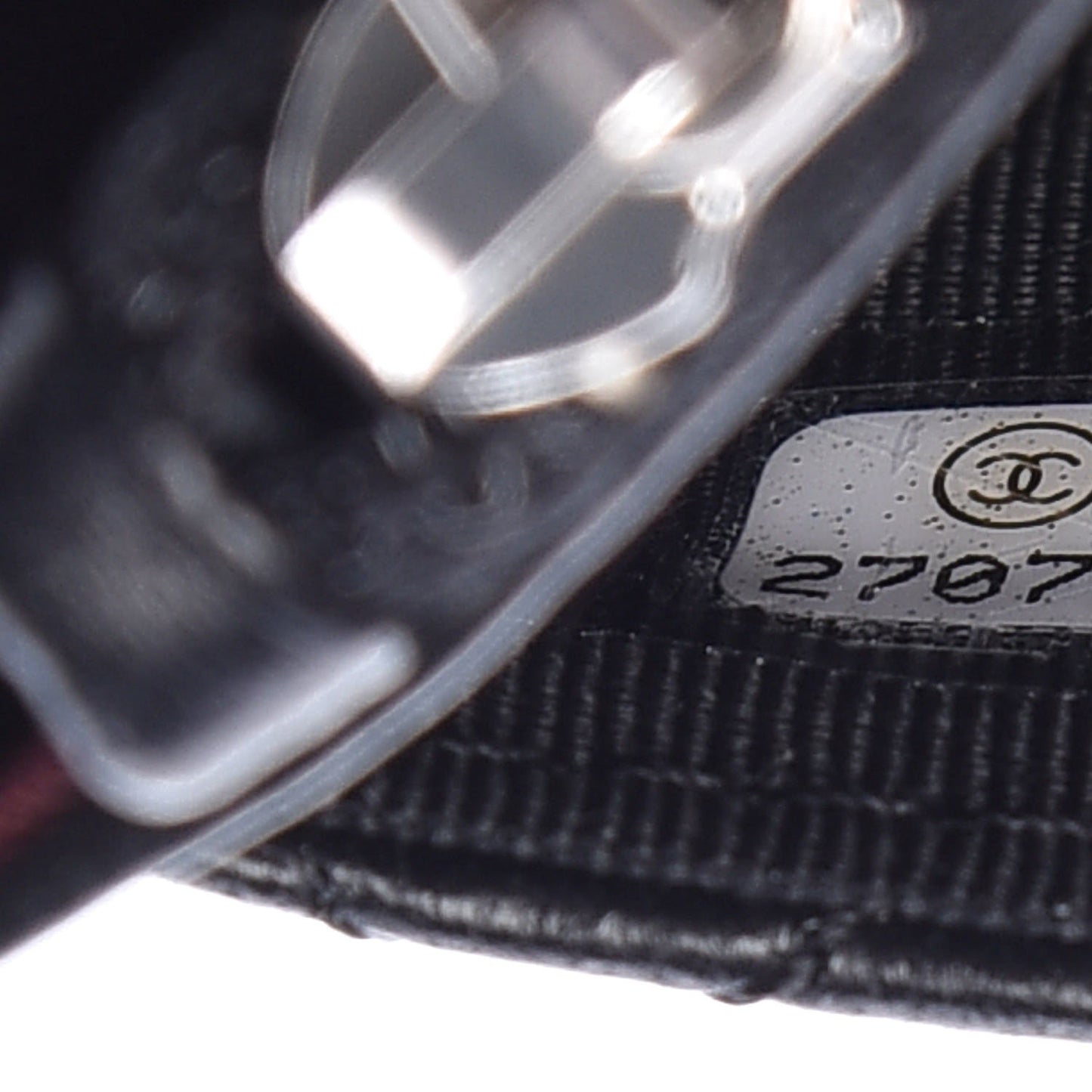 Lambskin Quilted Wallet On Chain WOC Black