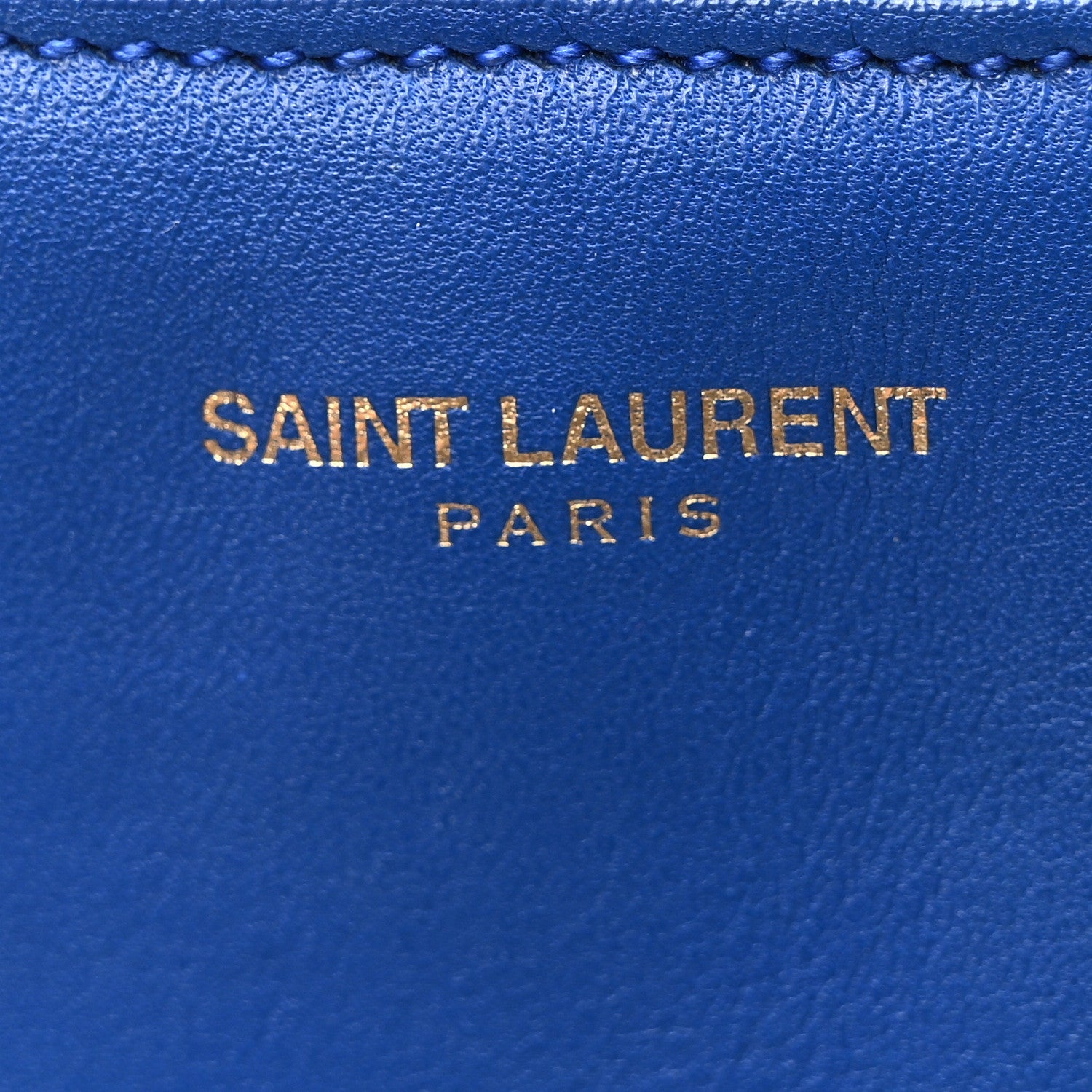 Saint Laurent Calfskin Small Classic Y Cabas Royal Blue 7 of 11