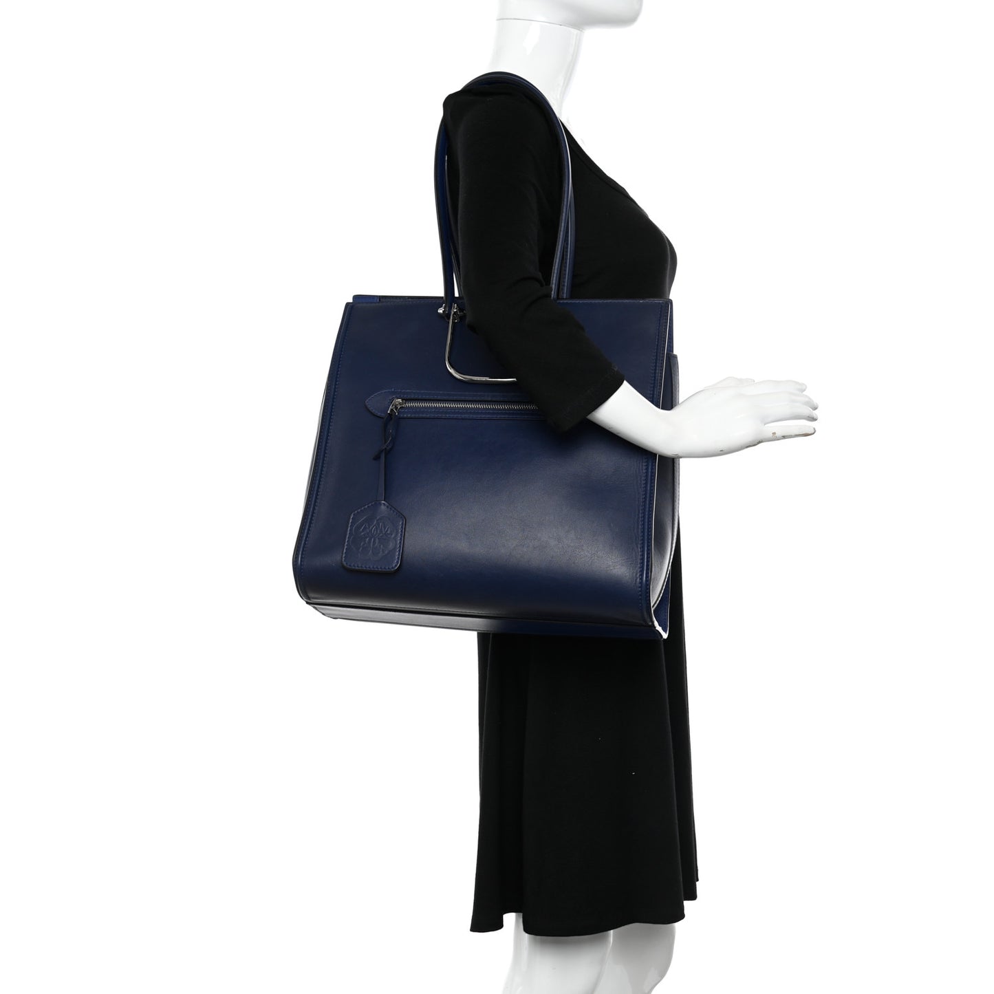 Calfskin The Tall Story Shoulder Bag Blue
