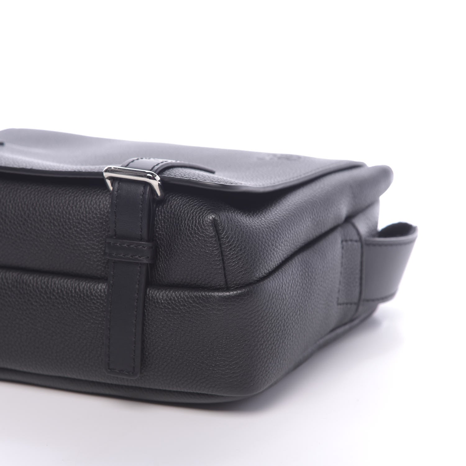 Loewe Soft Grained Calfskin XS Military Messenger Bag Black 8 of 10