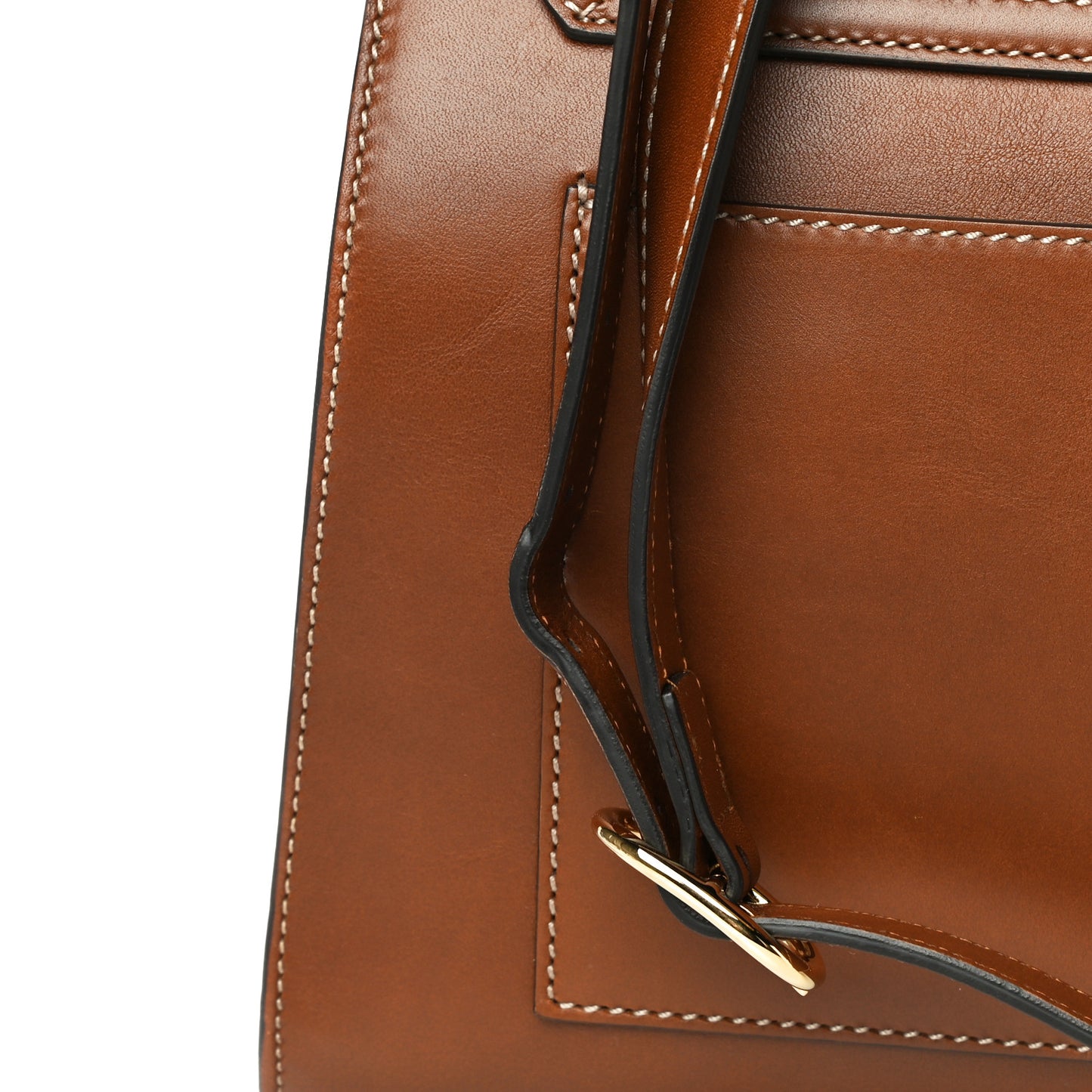 Calfskin Medium Padlock Signature Top Handle Bag Cuir
