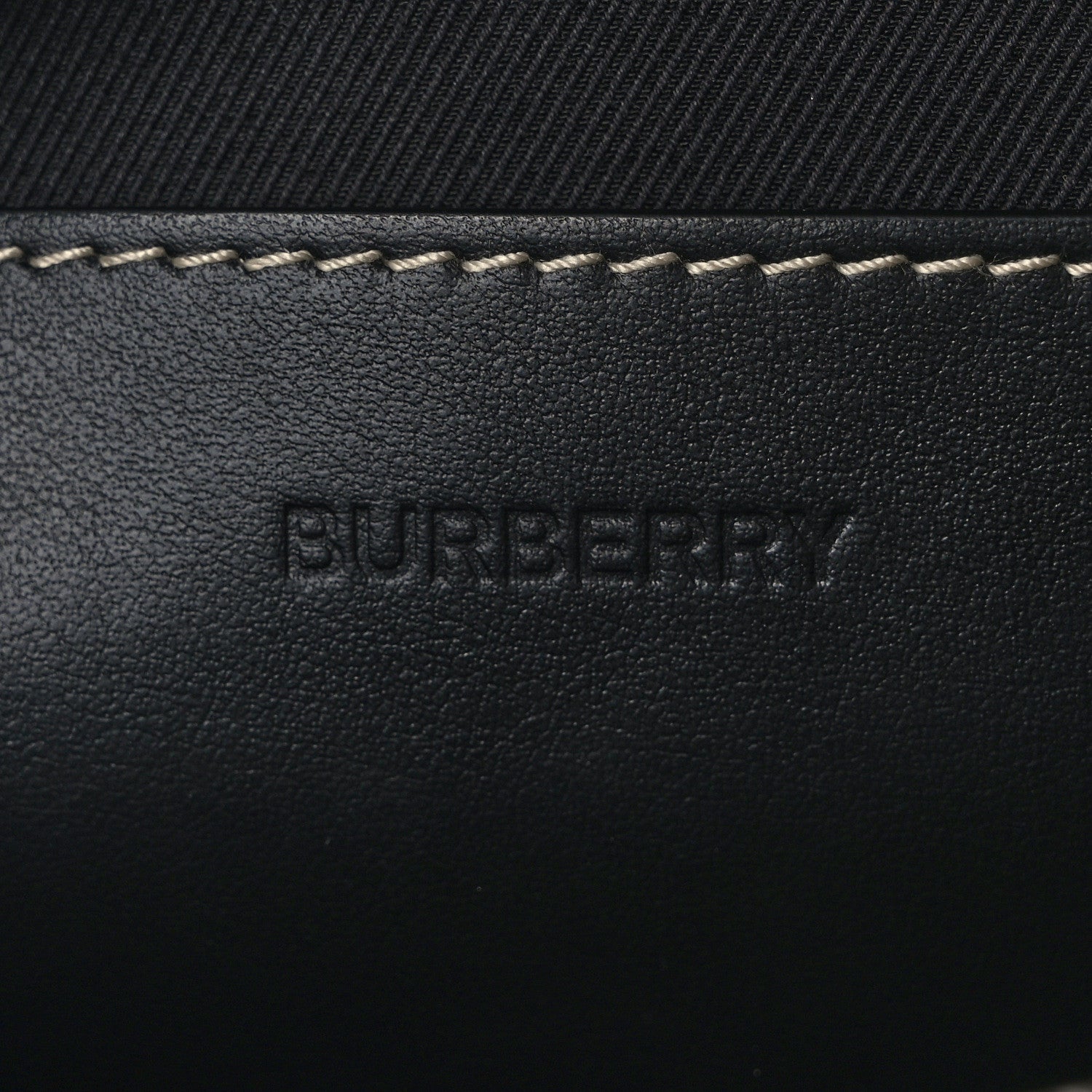 Burberry E-Canvas Calfskin Geometric Check Paddy Messenger Dark Birch Brown White 5 of 11