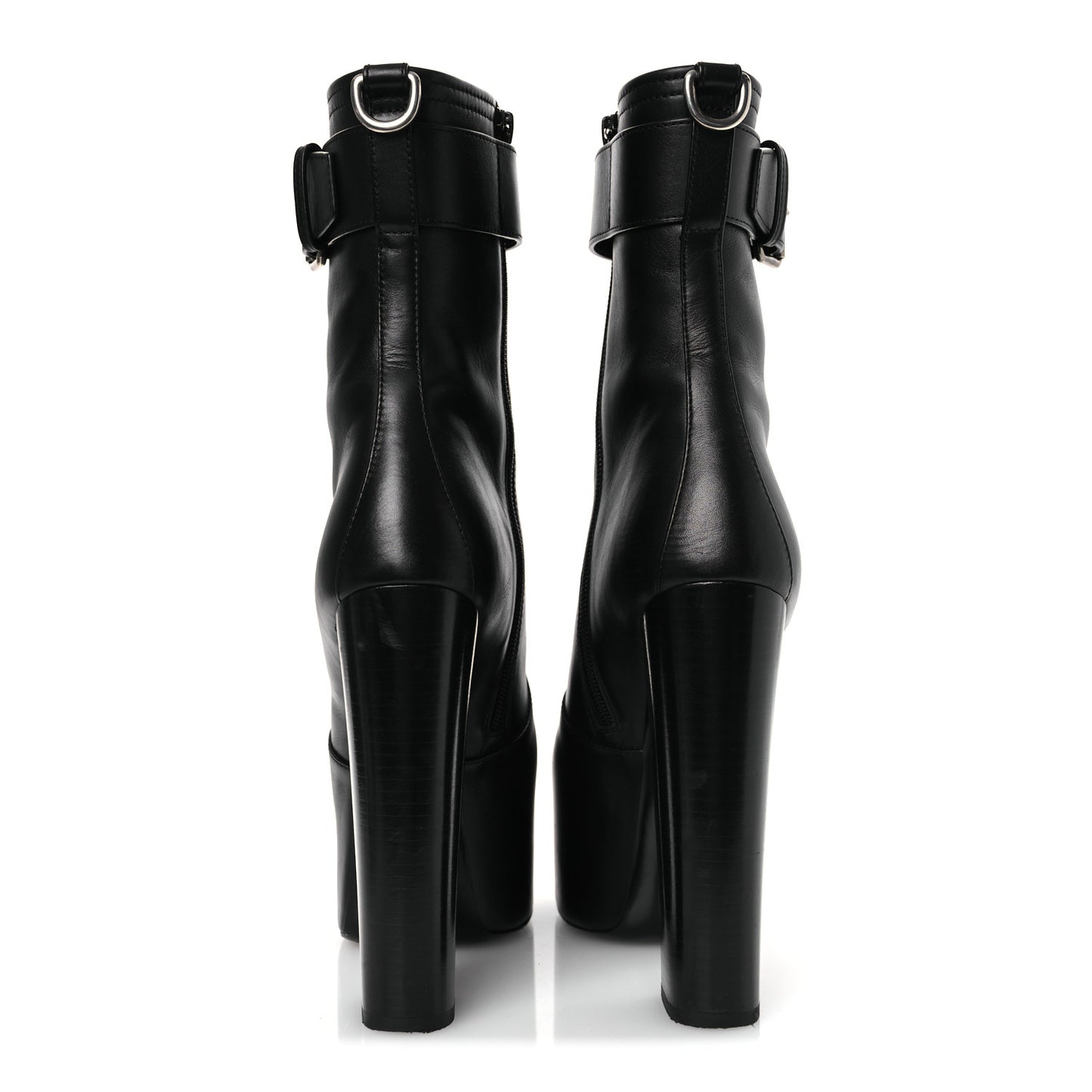 Calfskin Mina 95 Boots 38 Black
