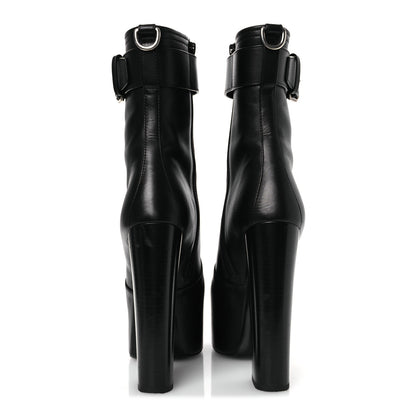 Saint Laurent Calfskin Mina 95 Boots 38 Black 6 of 13