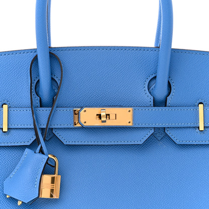 Hermes Epsom Birkin 30 Bleu Paradis 8 of 15
