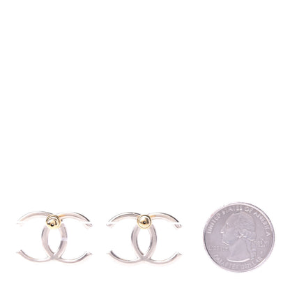 Chanel Baguette Crystal High Society CC Earrings Gold 2 of 5