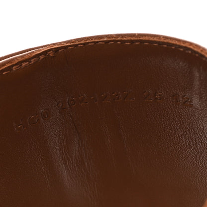 Hermes Calfskin Nina Sandals 39.5 Gold 9 of 10
