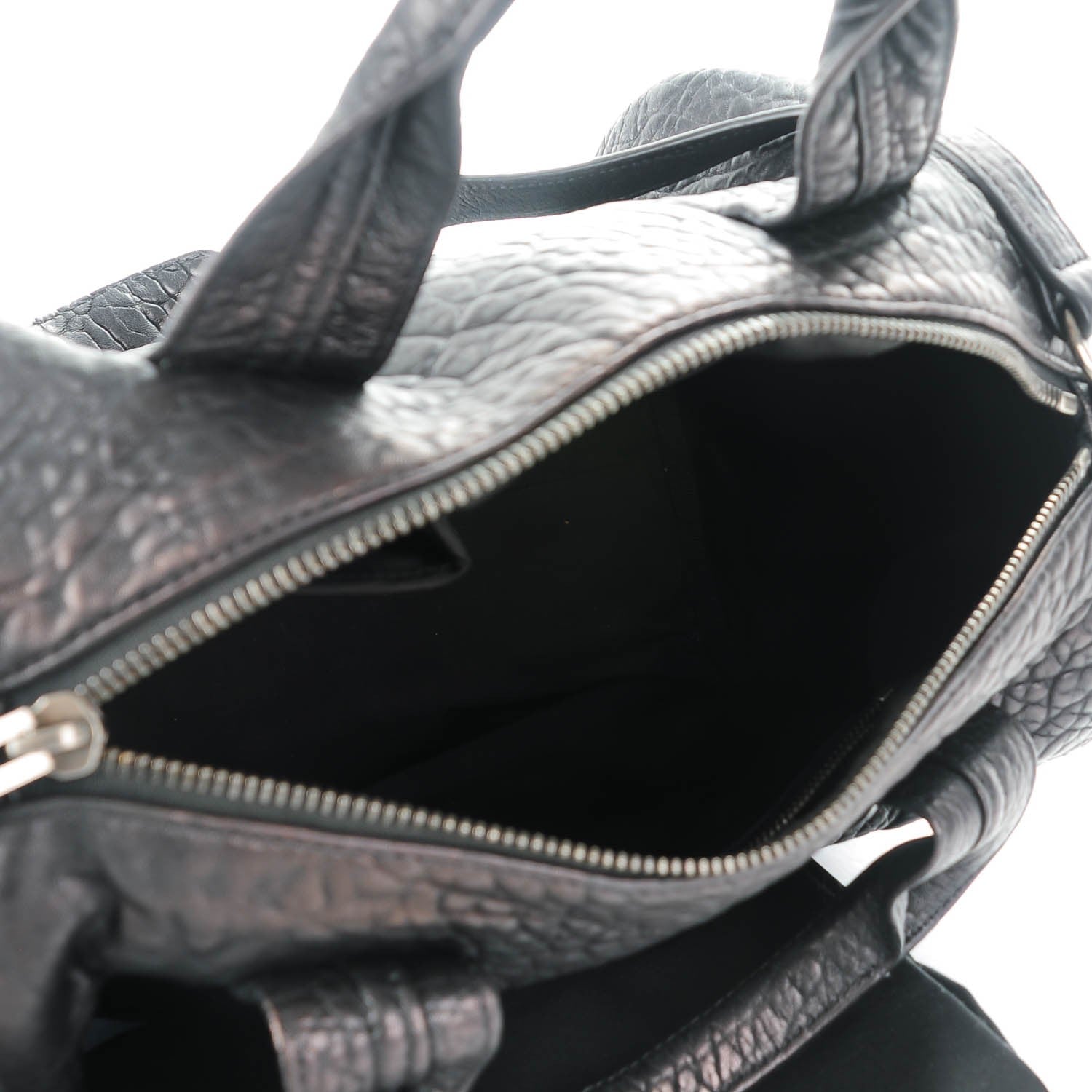 Alexander Wang Pebbled Lambskin Rocco Black Nickel Hardware 5 of 7