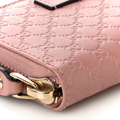 Gucci Microguccissima Zip Around Card Case Soft Pink 7 of 11