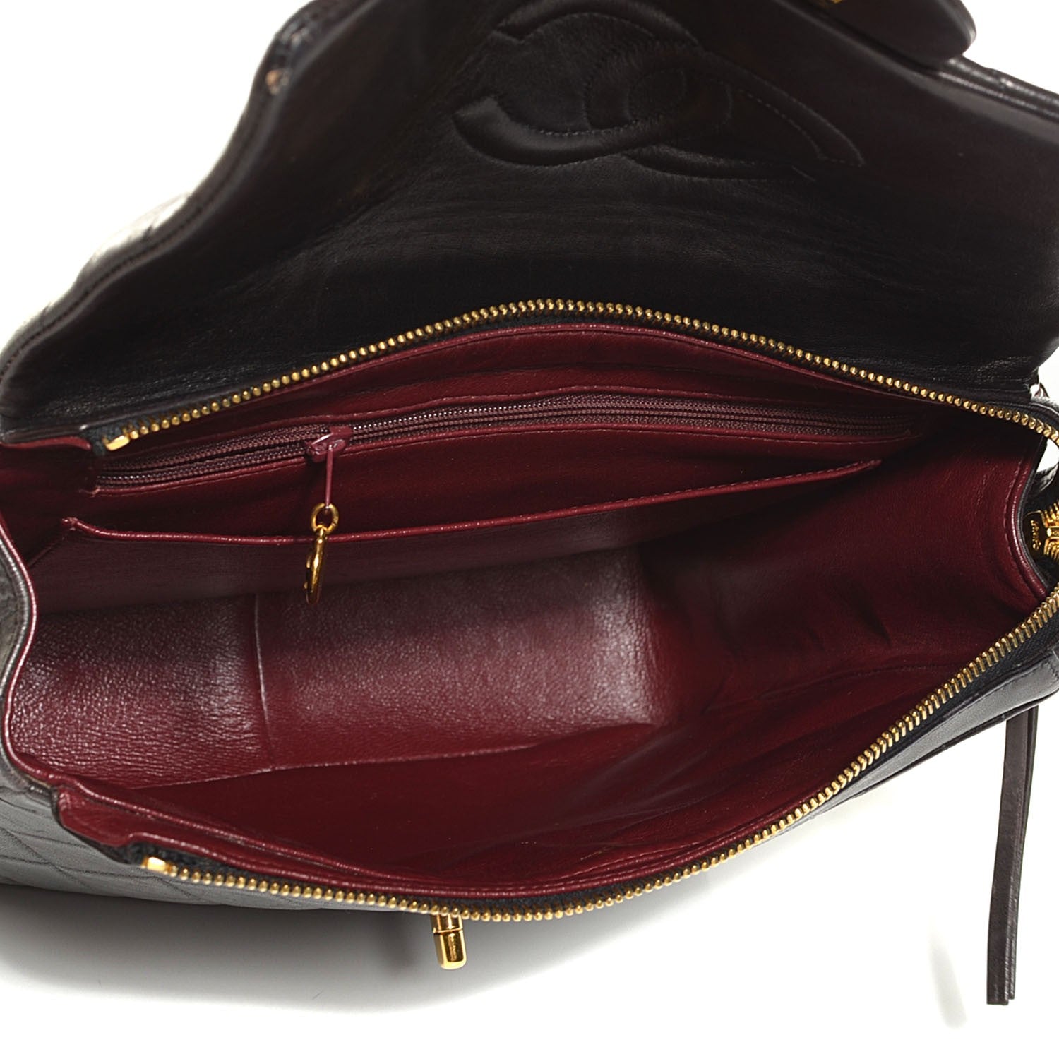 Chanel Lambskin Quilted Backpack Black 5 of 8