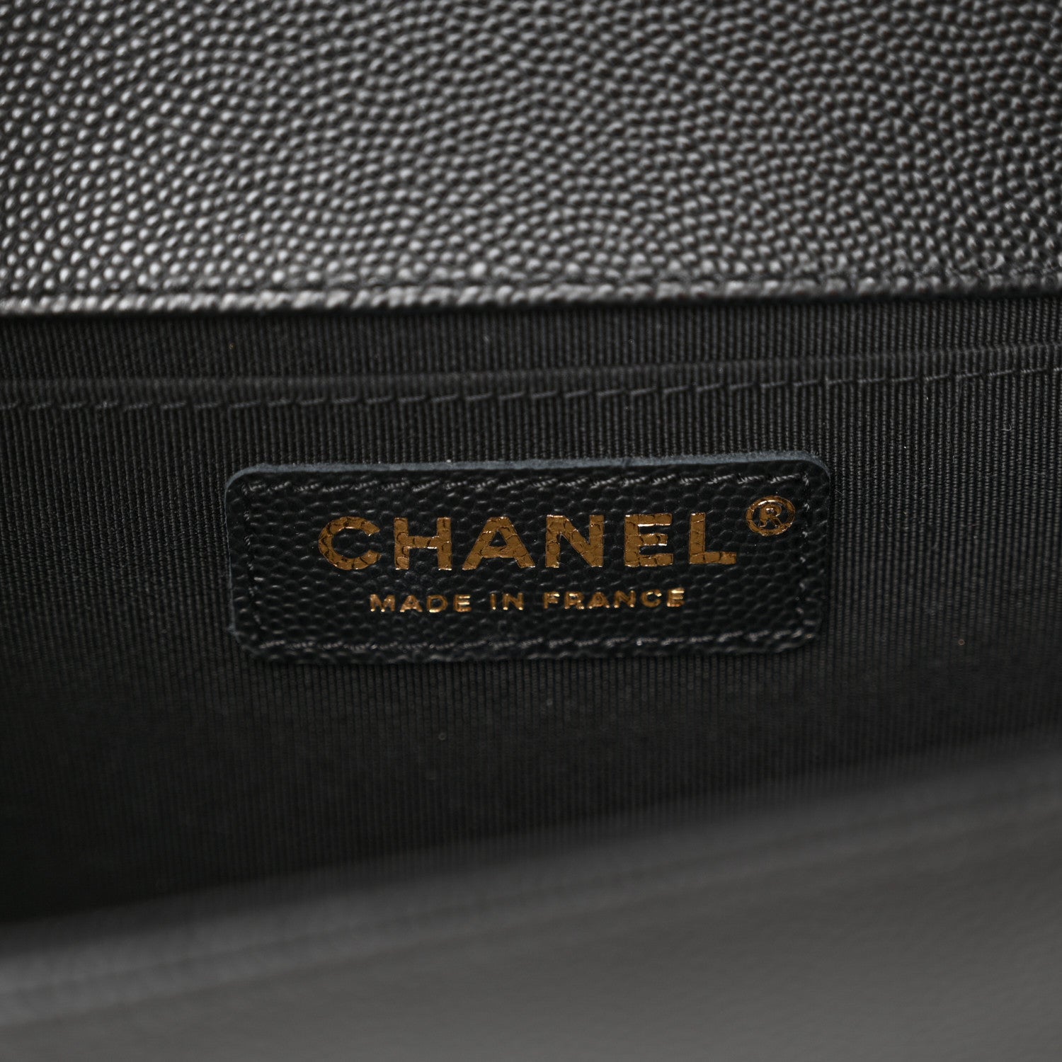 Chanel Caviar Quilted Medium Boy Flap Black 6 of 10