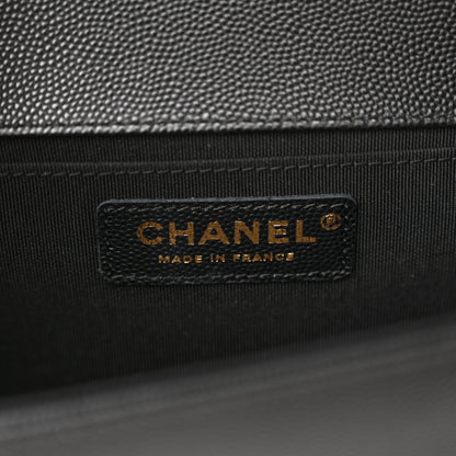 Chanel Caviar Quilted Medium Boy Flap Black 6 of 10