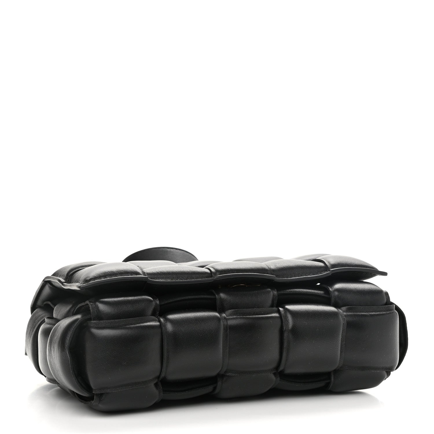 Bottega Veneta Nappa Maxi Intreccio Padded Cassette Crossbody Bag Black 4 of 10