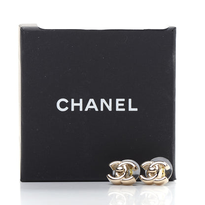 Chanel Metal CC Turnlock Earrings Gold 5 of 5