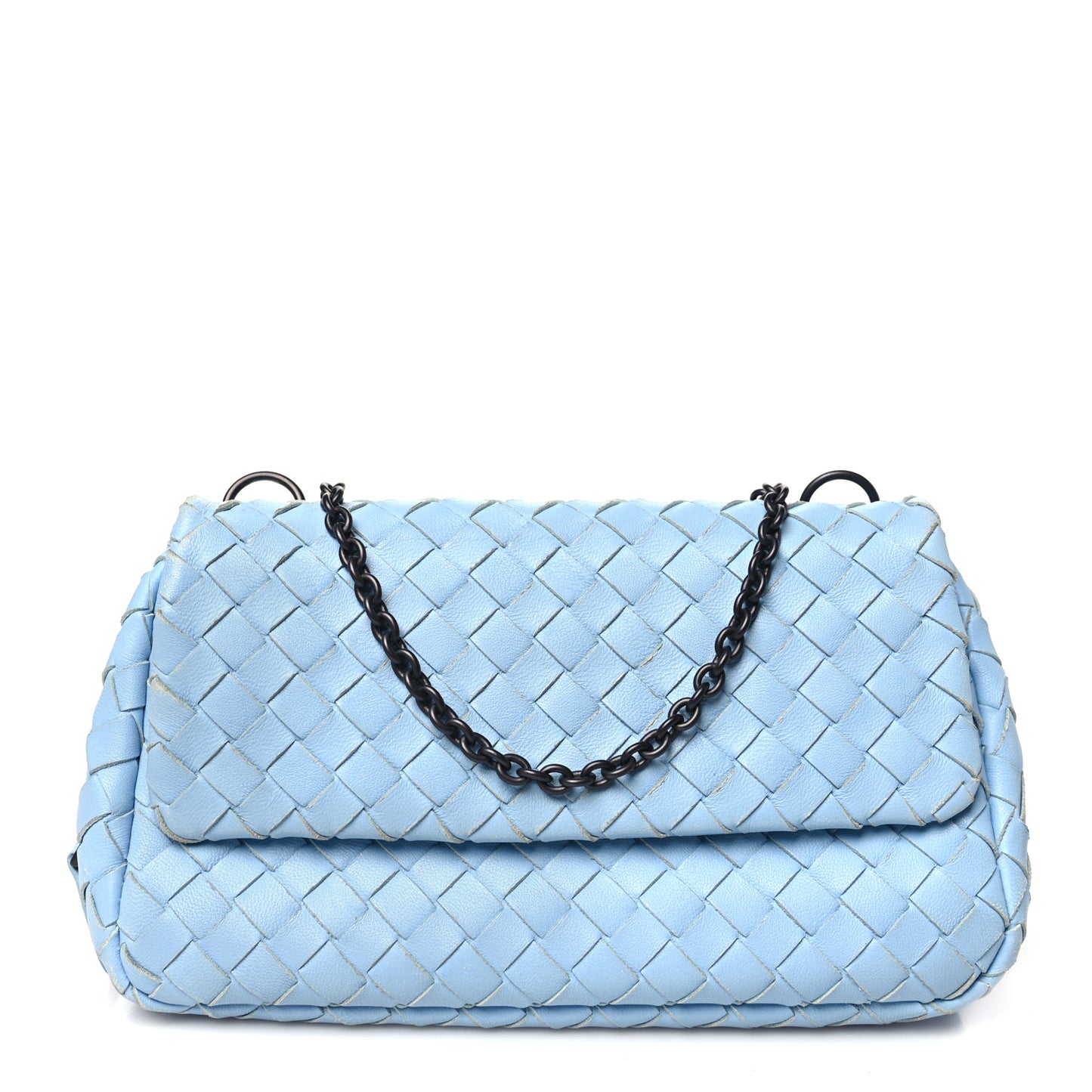 Nappa Intrecciato Small Chain Crossbody Ciel