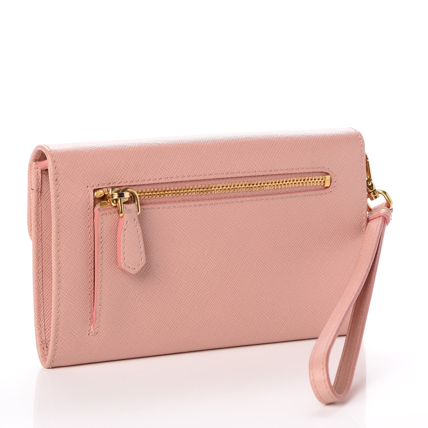Prada Saffiano Tuc Wristlet Orchidea 3 of 8