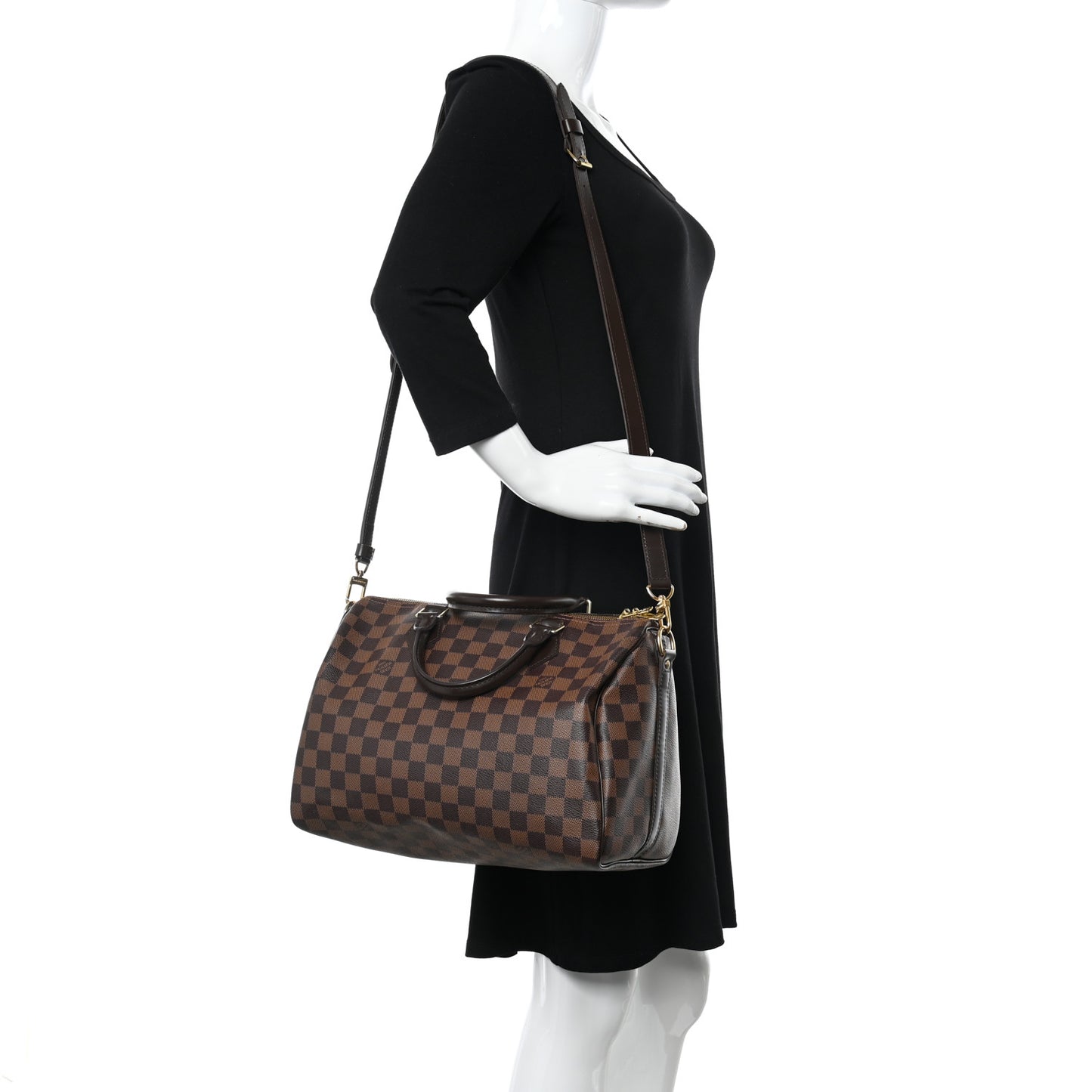 Damier Ebene Speedy Bandouliere 30