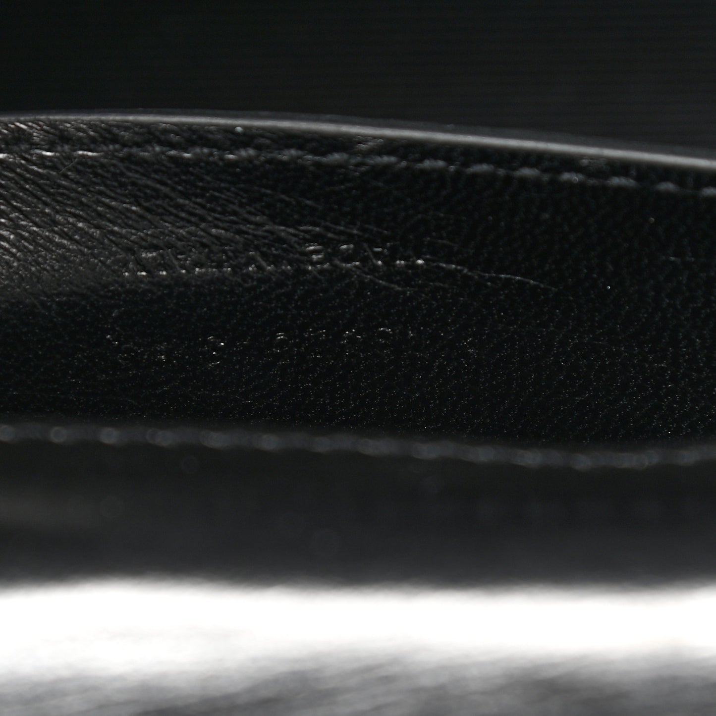 Ribbed Calfskin Opium Monogram Clutch Black