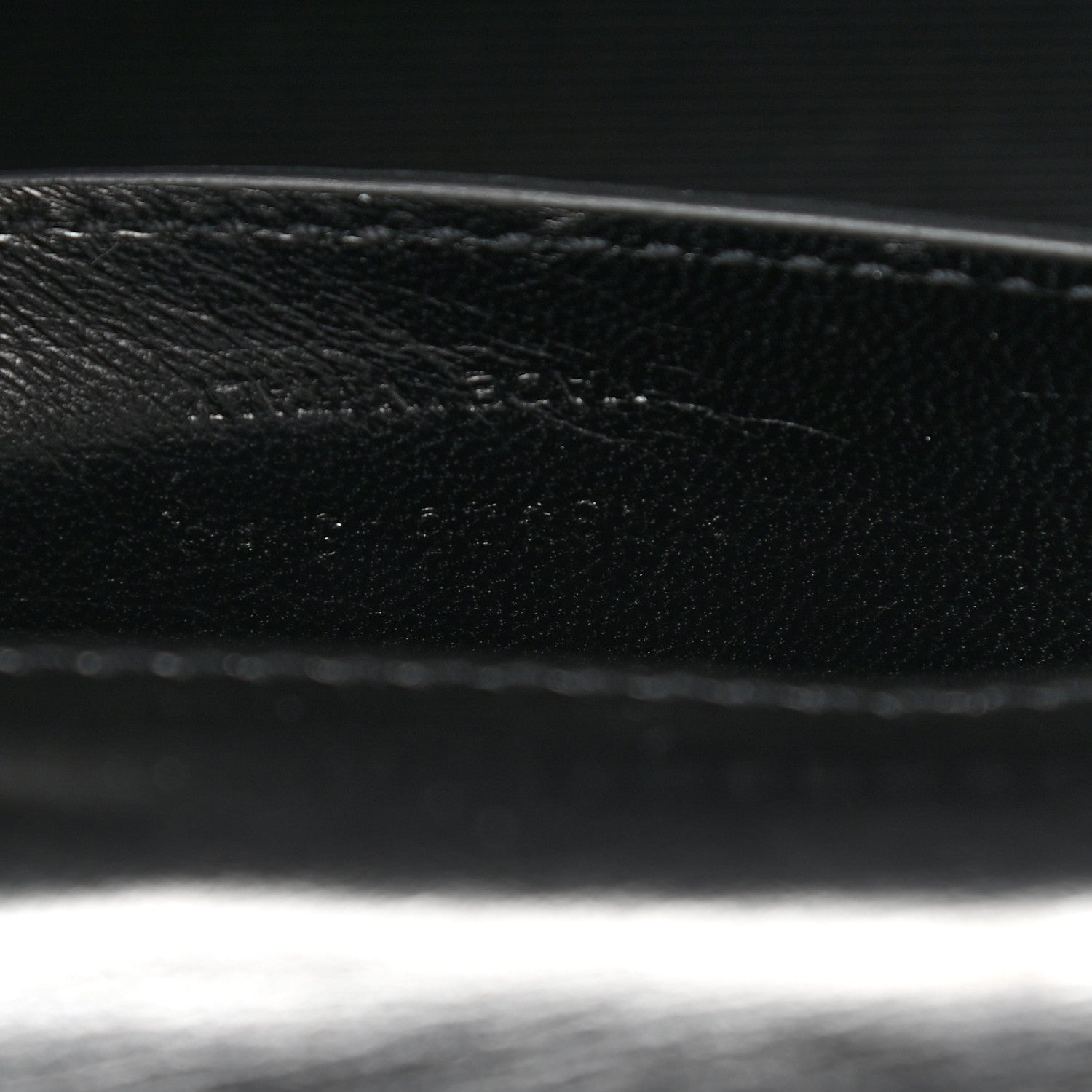 Saint Laurent Ribbed Calfskin Opium Monogram Clutch Black 6 of 8