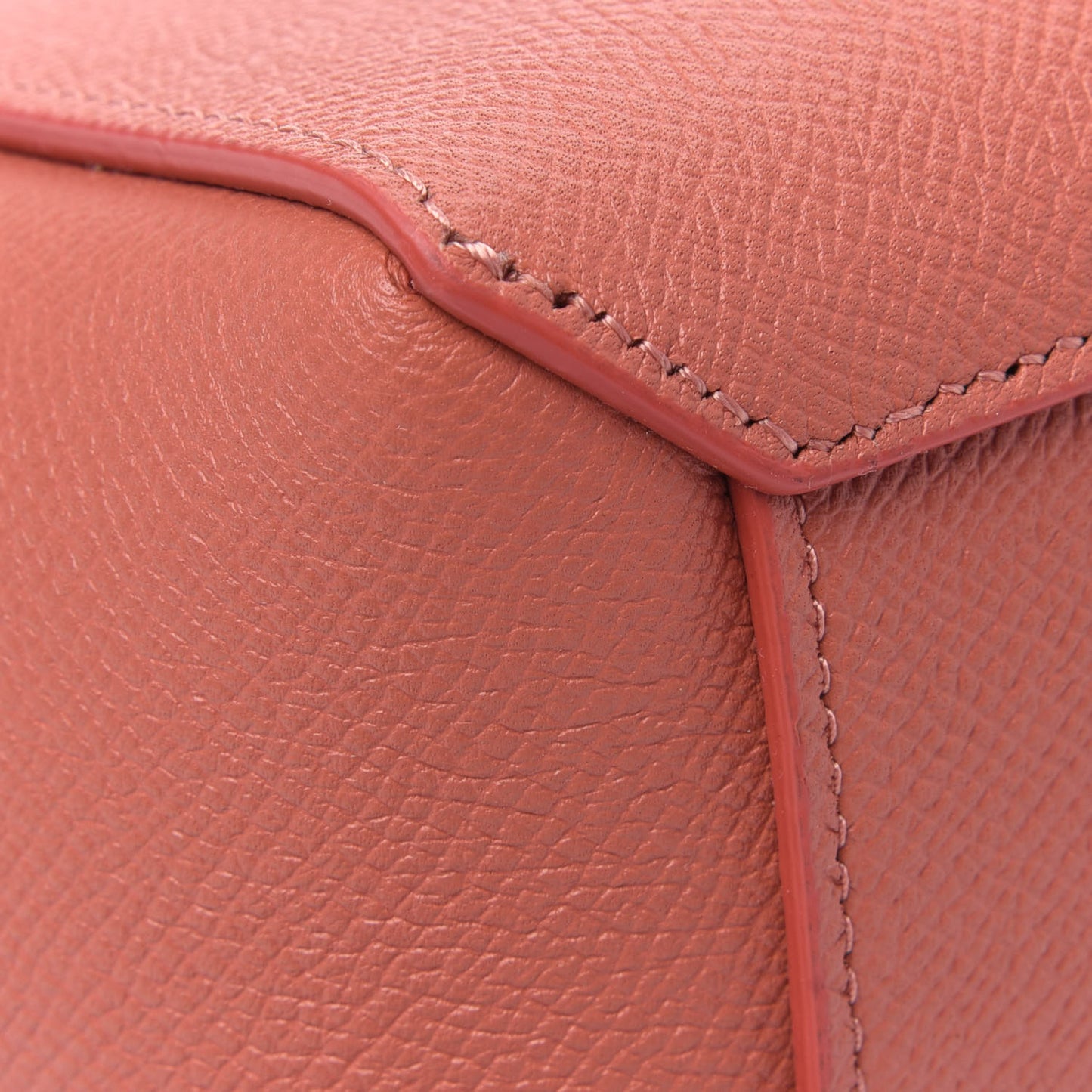 Grained Calfskin Pico Belt Bag Lychee