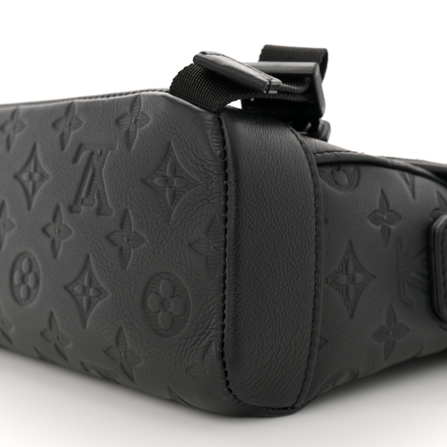 Louis Vuitton Calfskin Monogram Shadow Messenger Voyager PM  Black 9 of 10
