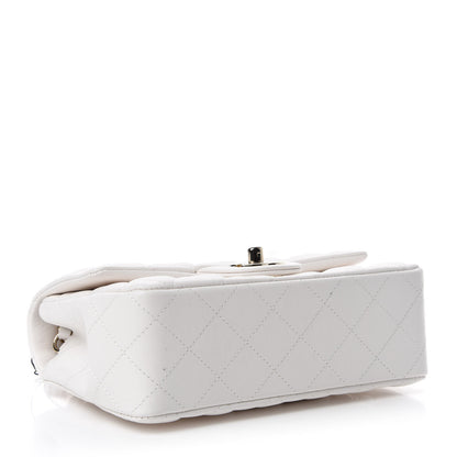 Chanel Lambskin Quilted Mini Rectangular Flap White 4 of 11