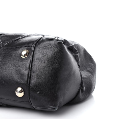 Gucci Guccissima Large Full Moon Tote Black 9 of 11