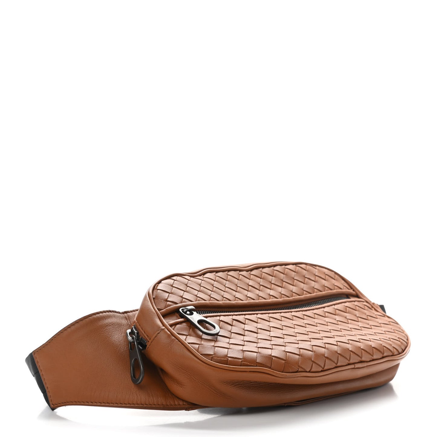 Nappa Intrecciato Belt Bag Noce