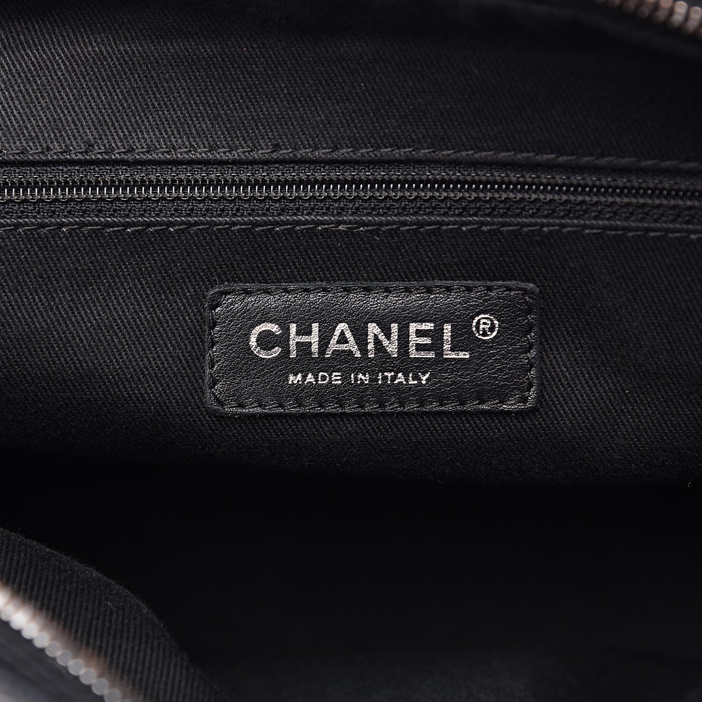 Calfskin Small Diamond Stitch Tote Black