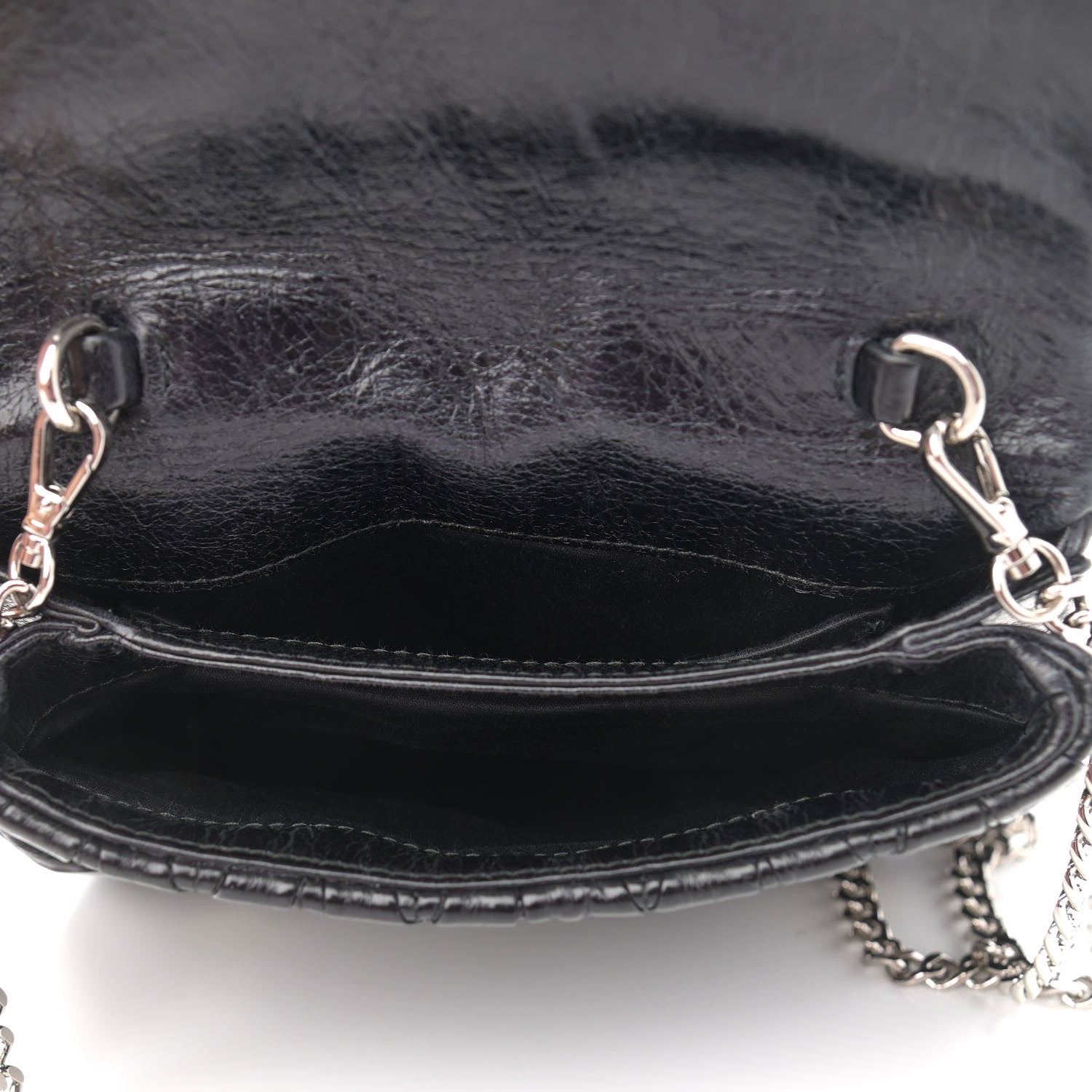 Miu Miu Nappa Matelasse Lux Chain Crossbody Black 8 of 11